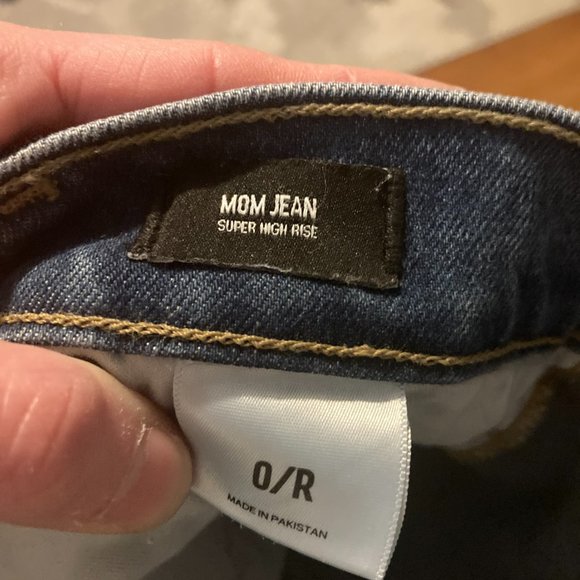 NWOT EXPRESS MOM JEANS SIZE 0R - Picture 4 of 5